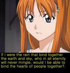 Bleach Quotes About Life -inoue orihime, bleach. 