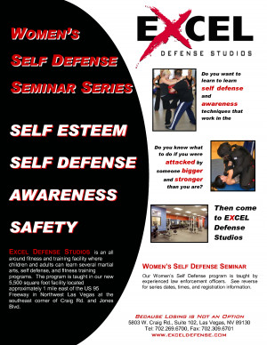 Womens Self Defense Flyer Vertical picture