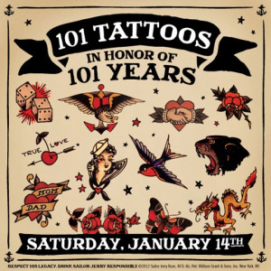 Sailor Jerry Rum Giving Away 101 Tattoos Honors namesake's 101st ...