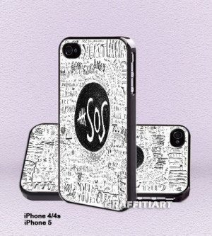 Seconds Of Summer Collage quote iPhone 4 by GraffittiArt, $15.55