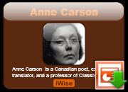 Anne Carson Biography quotes