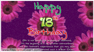 happy 18th birthday chelsea happy birthday to you and many happy 18th ...