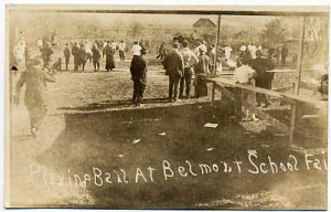 Antique Shop on Girls Baseball Or Softball Vintage Real Photo Postcard