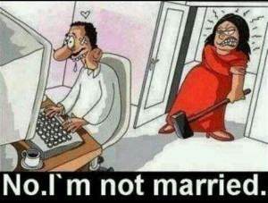 ... Jokes - No, I am not married - Funny internet quotes, cartoons