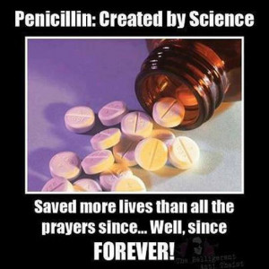 penicillin better than prayers