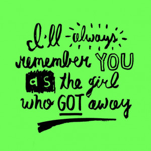 ll Always Remember You As The Girl