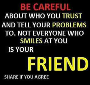 agree. Can't really trust anyone.