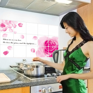 Free Shipping Large oil kitchen stickers oil absorbing paper smoke ...