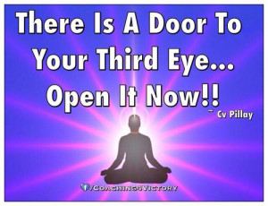 there is a door to your third eye open it now cv pillay quotes added ...