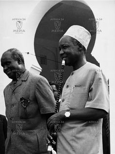 late Tanzanian president Mwalimu Juilius Nyerere with Kenneth Kaunda ...