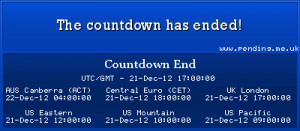 Topic: End of the World Countdown Begin Dec 21, 2012 EMS start here ...