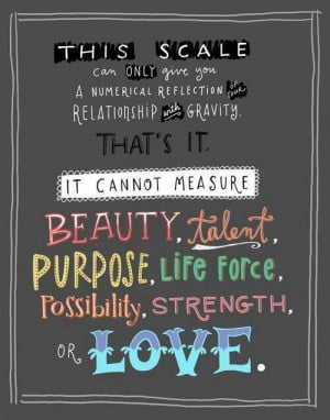 This scale - important to remember. :)