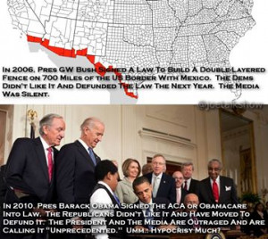 Media Hypocrisy or Planned Events?