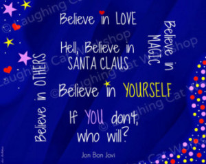 Quotes Inspirational prin t Jon Bon Jovi wall decor Motivational ...