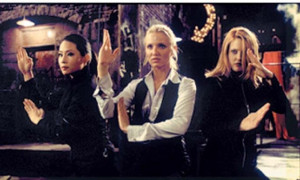 ... Drew Barrymore, Cameron Diaz and Lucy Liu in Charlie's Angels (2000