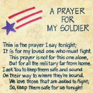 Prayer for my Soldier