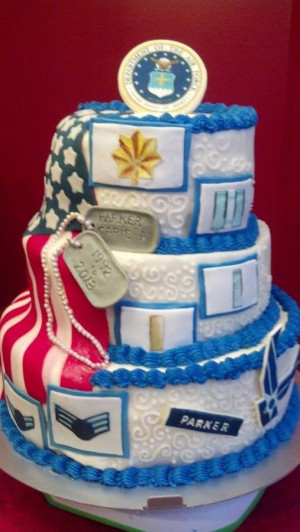 Air Force Retirement Cake Ideas