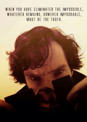 Sherlock' quote.