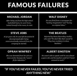 Inspirational Quotes and Motivational Quotes : Famous Failures