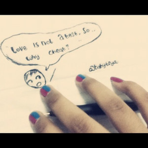 Love is not a test . #doodle #quotes #nailarts #word #iphoto # ...