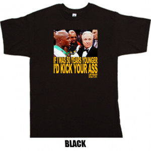Larry Merchant Boxing funny If I was 50 years younger t shirt