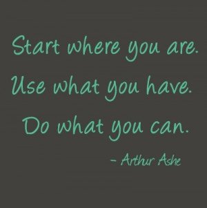 Arthur Ashe quote