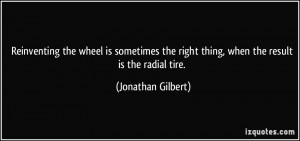 Jonathan Gilbert Quote