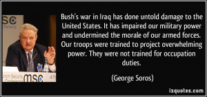 untold damage to the United States. It has impaired our military power ...