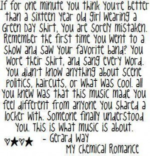Favorite Gerard Way quote?