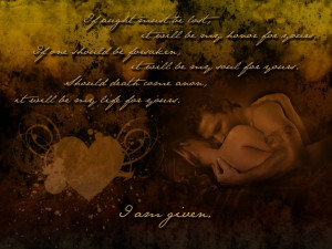 Karen Marie Moning's Highlander series binding vows...love it!