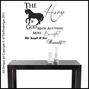Horse-Wall-Art-Quotes-Stickers-Decals-Murals-Graphics-THE-HORSE