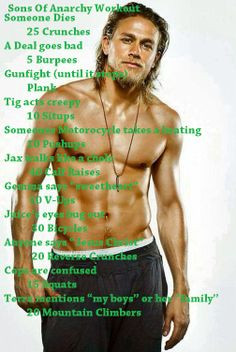 Sons Of Anarchy Workout I created #SOA #Redwood #workout #Jax #fitness ...