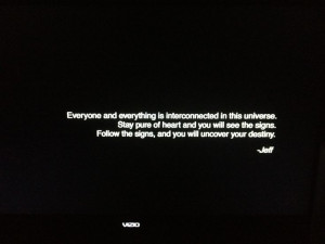 Everyone and everything is interconnected in this universe. Stay pure ...