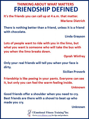 Funny quotes about friendship