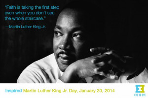 quote from Dr. King means having the courage to embark on a journey ...