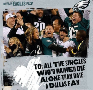To all the singles who'd rather die alone than date a Dallas fan, # ...