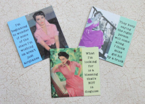 Magnets for the Lovelorn Woman Funny Sassy Sayings