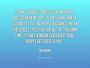 quote Dee Snider i dont conduct myself like a rock 237998 png