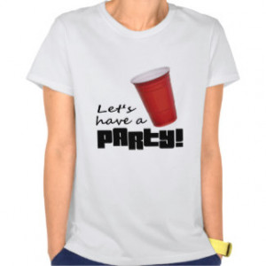 Party Girl - Funny Red Drinking Cup Tank Top