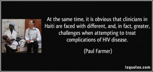 in Haiti are faced with different, and, in fact, greater, challenges ...