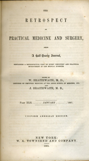 Civil War Era Civilian Surgical and Medical Texts