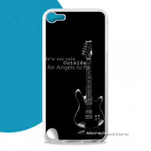 ed sheeran quote Guitar Black iPod Touch 5 Case
