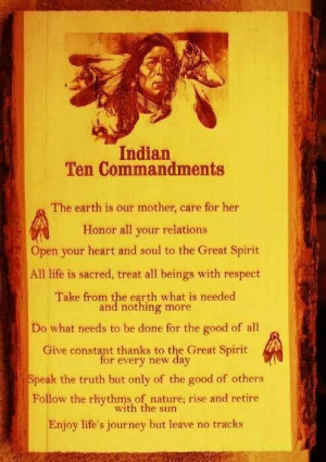 Indian 10 Commandments