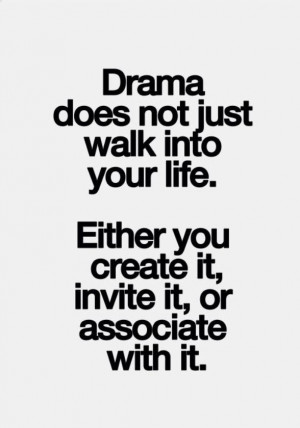 Stop the Drama...