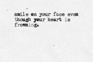smile on your face | quote a lyric