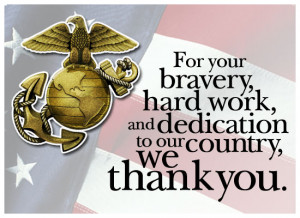 Holidays : Veterans Day : Thanks - Marine