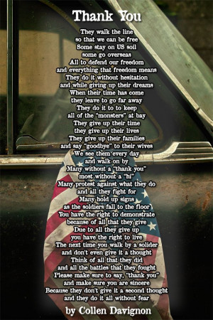 Thank You Veteran poem
