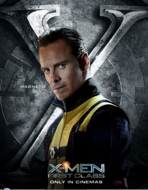 are three new X-Men: First Class character posters featuring Magneto ...