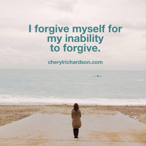 forgive myself