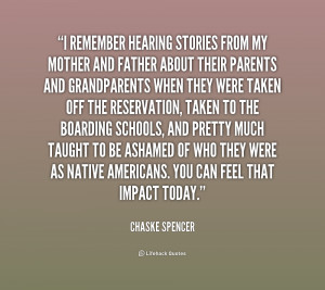 CHASKE SPENCER QUOTES